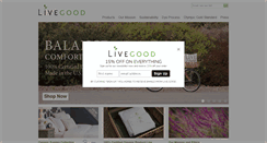 Desktop Screenshot of livegoodinc.com